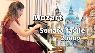 Mozart  Piano Sonata No 16 in C Major K 545 “Sonata facile” II Andante [upl. by Una308]