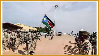 300 SSPDF Soldiers Airlifted to Goma Eastern DR Congo on PeaceKeeping Mission [upl. by Wonacott]