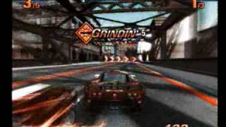 Burnout 3  2 Tram Takedowns in a race Part of the Euro Circuit Racer unlock Trophy Guide [upl. by Luebke]