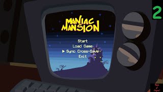 Day of the Tentacle Remastered PS5 BC Walkthrough Part 2  Maniac Mansion [upl. by Janeen]