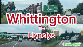 Whittington To Llynclys  Street View  Countryside  2024 [upl. by Orlena]