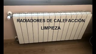 RADIADORES DE CALEFACCIÓN LIMPIEZA [upl. by Aiekam337]