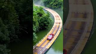 Shiziguan Floating Bridge in Hubei bridge travel china amazing [upl. by Vicky]