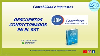 Descuentos Comerciales Condicionados RST [upl. by Ninnette]