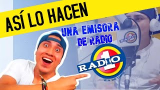 😱 Así funciona una emisora de RCN radio en Colombia 🎙️ Trabajar como Locutor de Radio Uno [upl. by Anileme174]