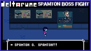 Spamton Boss Fight  Deltarune Chapter 2 [upl. by Clapper]