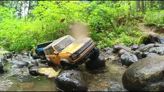 Traxxas Trx4 2021 Broncos Creek run vid 3 [upl. by Basilius628]