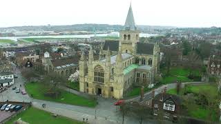 Rochester Cathedral Rochester Kent Southeastern England Great Britain  April 2015 [upl. by Yerkovich640]