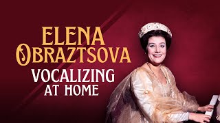 A rare video of Elena Obraztsova vocalizing at home🗣️🎶 [upl. by Pfister358]