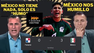 Así REACCIONO la PRENSA PANAMEÑA🥲 a la quotGOLEADAquot de MÉXICO concacaf mexico panama [upl. by Hootman]