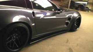 Corvette GT2 Wide Body in Carbon fiber by LOMA for C6 Z06mp4 [upl. by Zuliram]