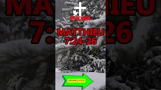 MATTHIEU 72426bible dieu jesus motivation verset video viral biblemessage psaume fypシ [upl. by Hsizan]