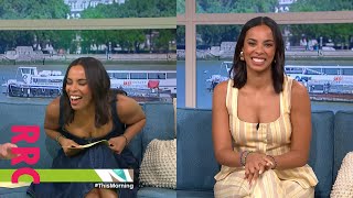 Rochelle Humes duo of scooped necklines Plus sandal tryon [upl. by Yadsnil494]