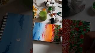 Simple scenery art 🖌 art diy explore subscribe viralshort shotviral [upl. by Sulokcin292]