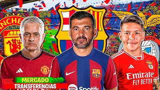 10 TRANSFERENCIAS CONFIRMADAS  RUMORES 2324 Conceição BarcelonaPrestianni Benfica Mourinho [upl. by Malet]