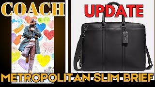 COACH Metropolitan Slim Brief UPDATE REVIEW [upl. by Oemac]