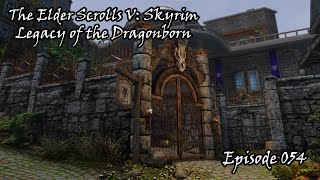 Skyrim Legacy of the Dragonborn V6  Ep 054  Sanamias Journal Vol 5 and 6  Burial Ruin [upl. by Sairtemed]