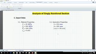 Mathcad Prime 5 Beam Analysis 1 [upl. by Piefer]