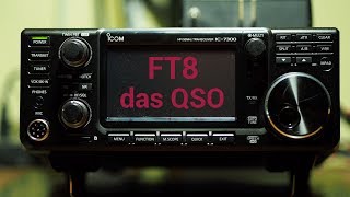 FT8 mit dem ICOM IC 7300 Das QSO [upl. by Dahle]