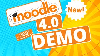 Moodle 40 Demo  Site Overview [upl. by Kenji]