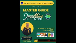 Master Guide Investiture Ceremony  Capitol Center SeventhDay Adventist Church [upl. by Retsub]