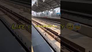 Life is not easy 🥺youtubeshorts metro hyderabad cityviralviews trendingshorts explorepage [upl. by Sidwell272]