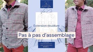 Coudre une veste homme doublée facilement  Tuto vidéo pour doubler la veste Carl  Les Patrhoms [upl. by Deming]