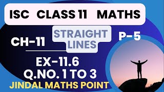 Ch11 Straight Lines Ex116 Q No 13 ML Aggarwal ISC Class 11 Math jindalmathspoint [upl. by Jackquelin]