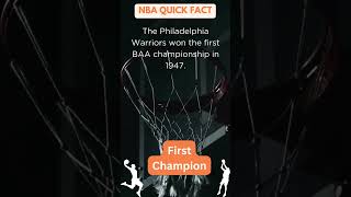 Who Won the First Ever NBA Championship  Shocking NBA Origins nba facts [upl. by Ysirhc154]