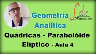 GRINGS  Quádricas  Parabolóide Elíptico  Aula 4 [upl. by Lebanna]