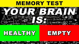 Memory Test  Only A Healthy Brain Can Pass This Quiz  Ultimate Trivia Quiz Round 72 [upl. by Aicittel543]