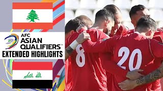 Lebanon vs Iraq Extended Highlights  AFC Asian Qualifiers  CBS Sports Golazo [upl. by Urban]