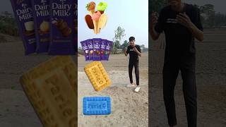 11 ParleG biscuit to icecream catbury Popcorn Good day magical video short tranding [upl. by Neyu]