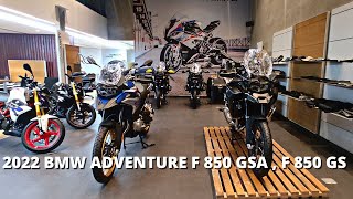 2022 BMW ADVENTURE F 850 GSA  F 850 GS Walk Around amp First Impressions  BS6  Features [upl. by Adlaremse458]