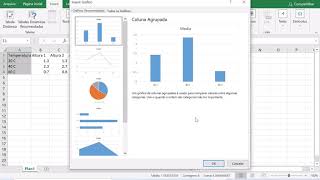 Como calcular média e Desvio padrão no Excel e fazer Gráficos com desvio padrão [upl. by Eimmelc]