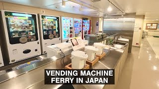 First Class Japanese Vending Machine Ferry to Hokkaido [upl. by Hauge283]