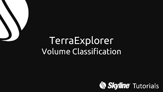 TerraExplorer  Volume Classification [upl. by Asyar]