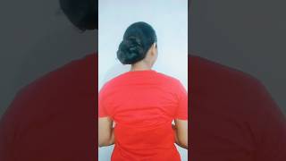 Simple hairstyle  Bun hairstyle for long medium hair [upl. by Vani]