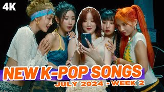 NEW KPOP SONGS  JULY 2024 WEEK 2 [upl. by Nyrrat]