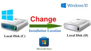 How to change apps install location on Windows 10 Easily Fast [upl. by Assilrac]