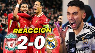 REACCIONES DE UN HINCHA al Liverpool vs Real Madrid 20 QUE BAÑO  ByDiegoX10 [upl. by Christos898]