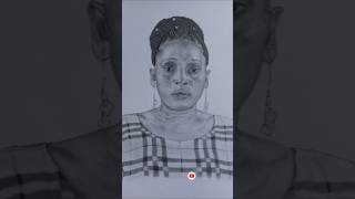 How to draw a potrait using gridlines shorts drawing draw art artist sketch subscribe like [upl. by Xad]