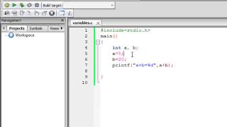 C Programming Tutorial3 Variables amp Arithmetic Operators [upl. by Romola]