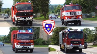 🚨 TLF 2448  DLK 2312  TLF 16  SW Feuerwehr Aschersleben  HLF 10 Feuerwehr Mehringen  RTW ASB [upl. by Surazal]