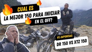 YAMAHA XTZ 150 vs SUZUKI DR 150 ¿CUAL ES LA MEJOR [upl. by Lukin]