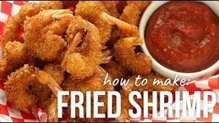 How to Make Panko Fried Shrimp  Crispy Breaded Shrimps Recipe [upl. by Bab799]