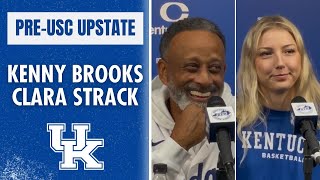 Kenny Brooks Clara Strack preview 202425 seasonopener  Kentucky WBB [upl. by Kallista]