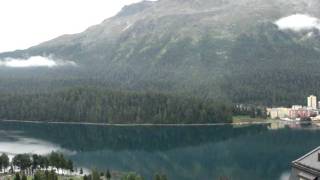 St Moritz Morning View From The Hotel Soldanella MOV02478MPG [upl. by Ietta]