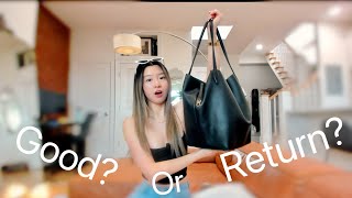 Madewell Shopper Tote First Impression and Review [upl. by Meehaf708]