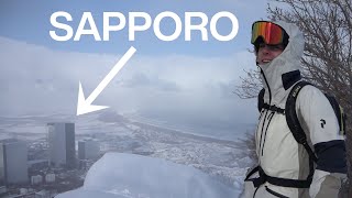 Ski Touring Minutes from Sapporo City [upl. by Niuqauj]